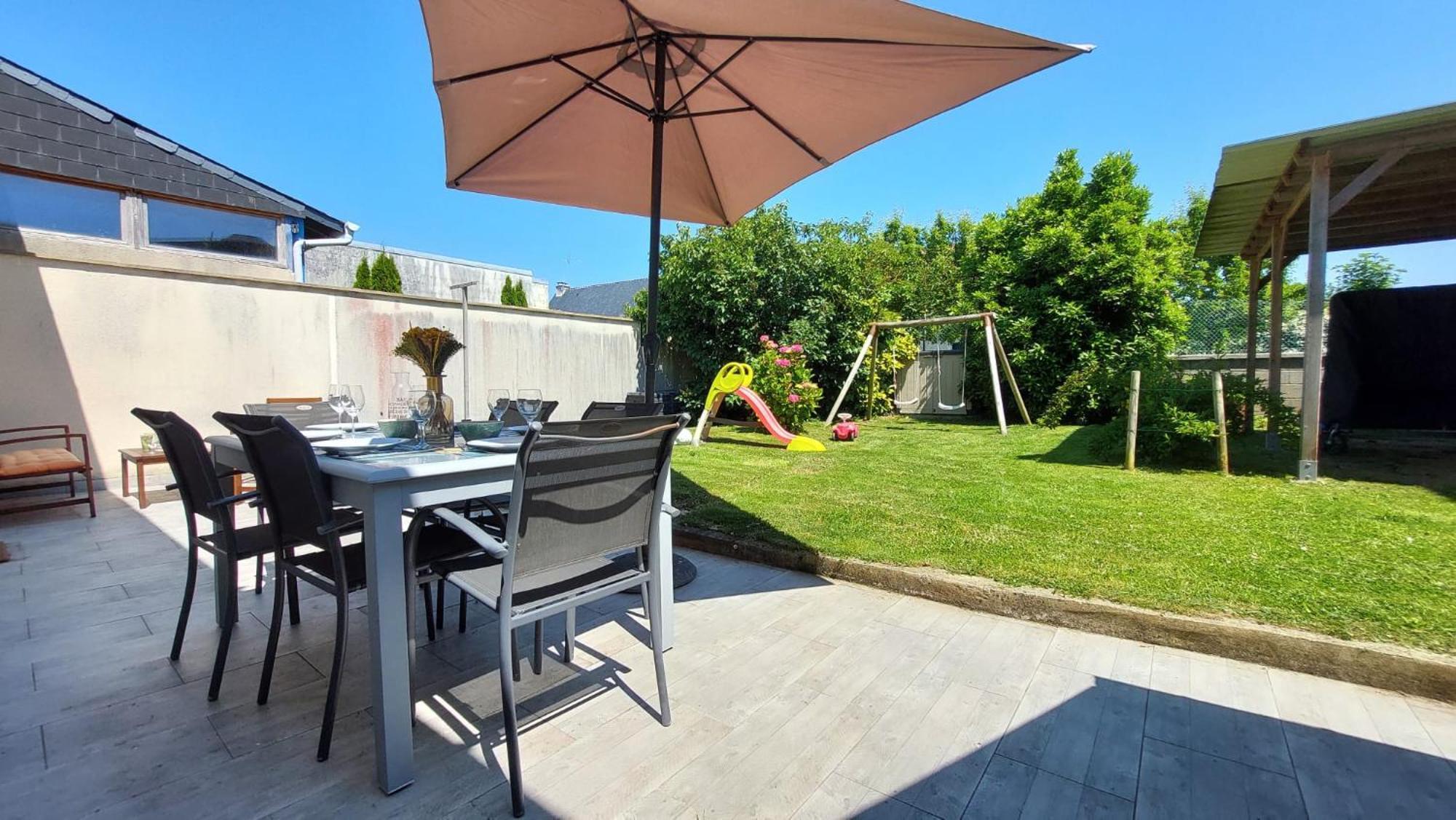 Le So Wild, Maison Avec Jardin Clos, Terrasse Amenagee, 5 Mn A Pied Commerce, Terrain De Tennis, A 800 M De La Plage D'Omaha Beach Jeux Arcade, Jouets, Materiel Jeunes Enfants Enfants, Table Ping-Pong Vierville-sur-Mer Buitenkant foto